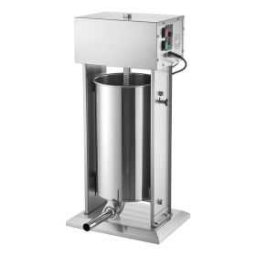 Electric Sausage Stuffer, 55 LBS / 25 L Vertical Meat Stuffer, Stepless Speed Control and Foot Pedal